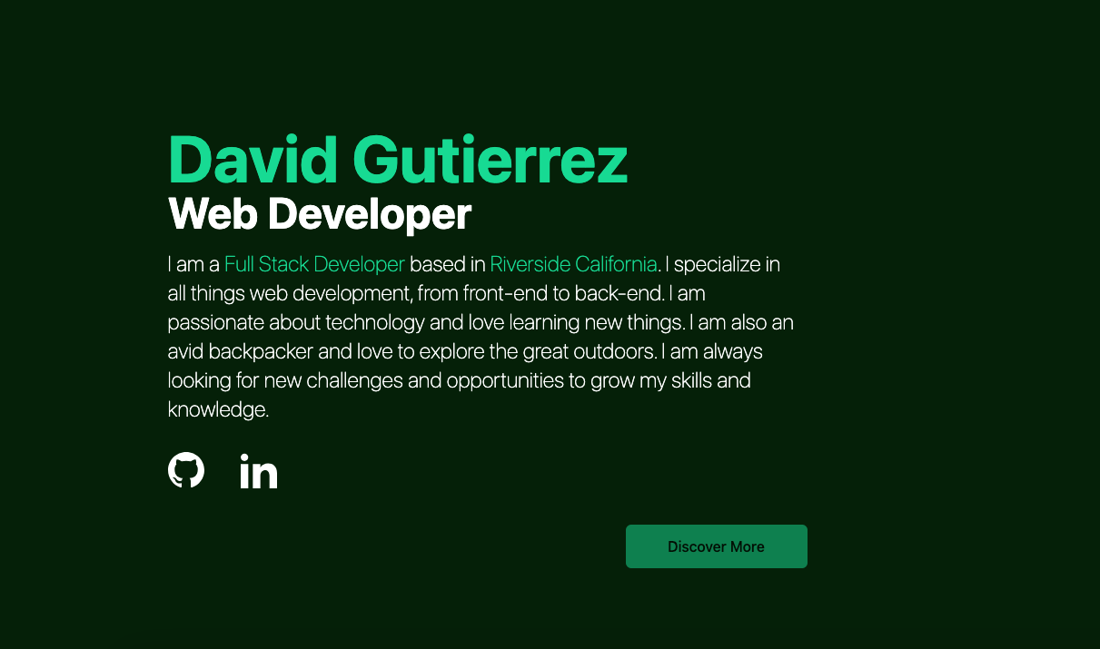 David's Portfolio